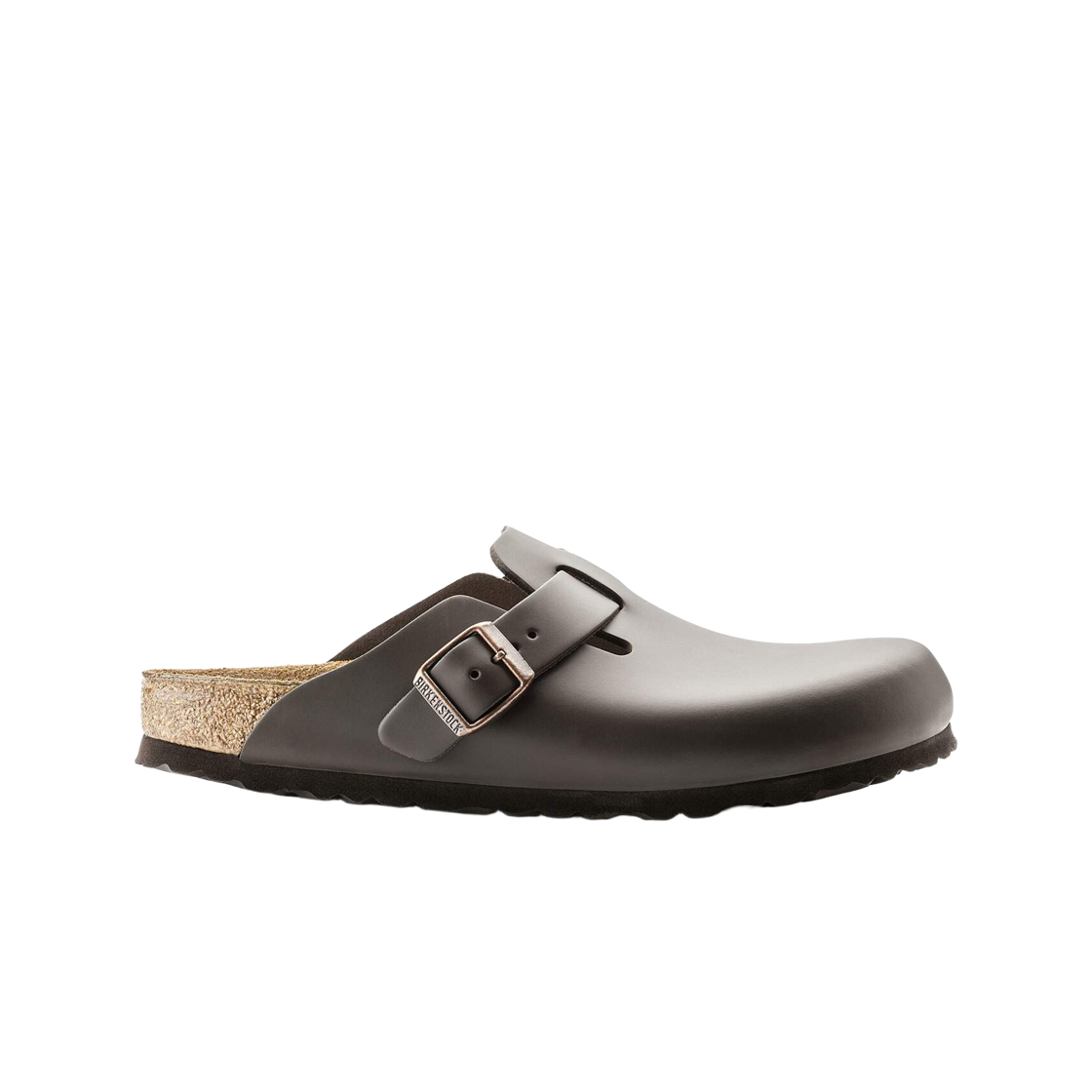 0060103 Birkenstock Boston Leather Dark Brown - Narrow