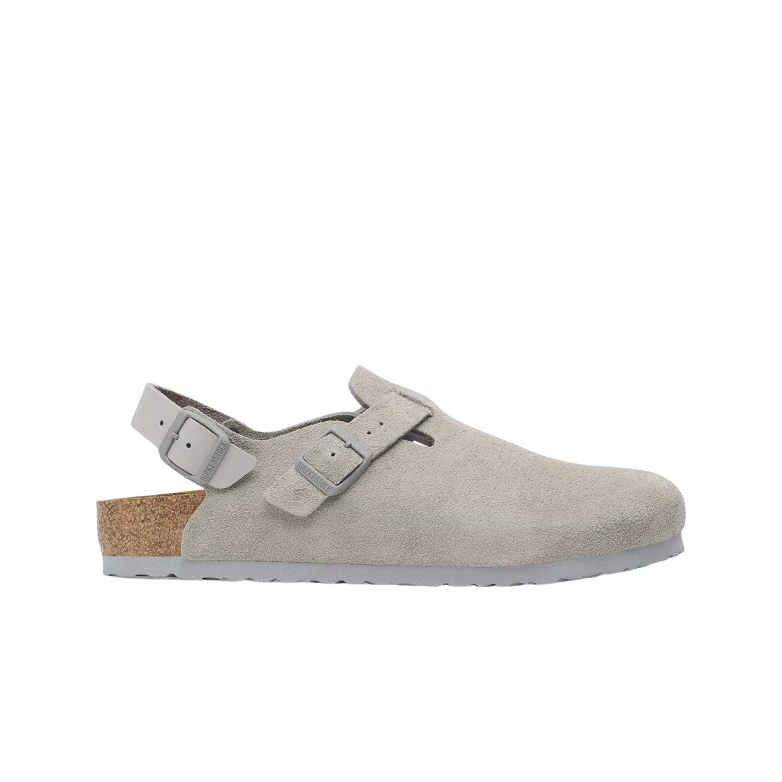 1028329 Birkenstock Tokio Suede Leather Stone Coin - Narrow