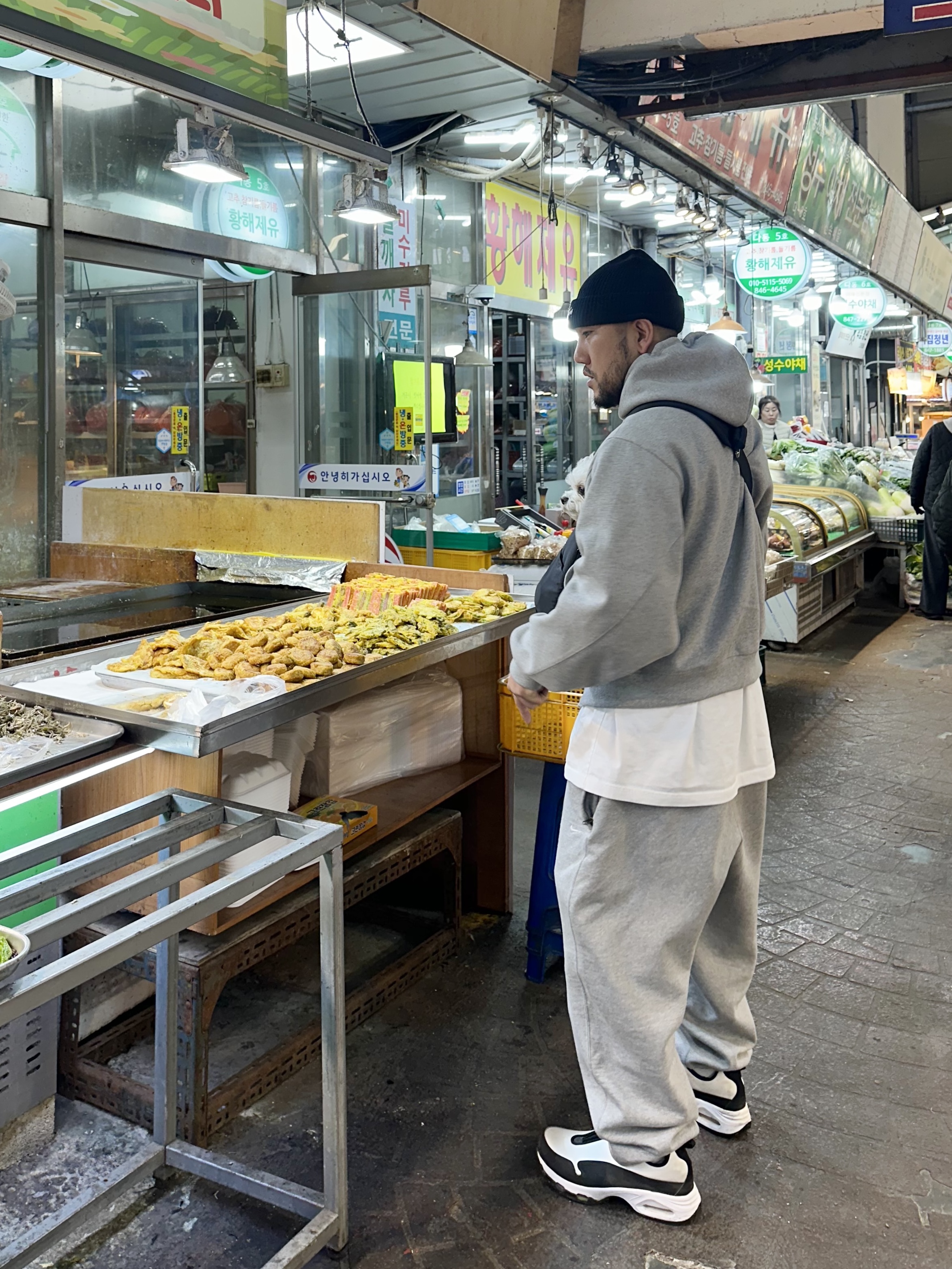 Nike x Comme des Garcons Homme Plus Air Max Sunder SP White Black, Nike NRG Solo Swoosh Fleece Pants Dark Grey Heather - US/EU 착용 스타일 - 2