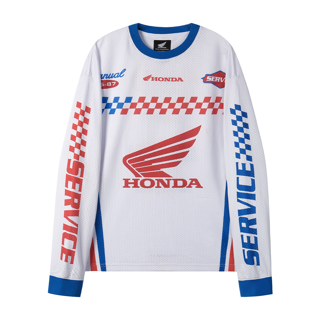 [KREAM 단독] 혼다 서비스 매뉴얼 모터 저지 화이트([KREAM 단독] Honda Service Manual Motor Jersey White)