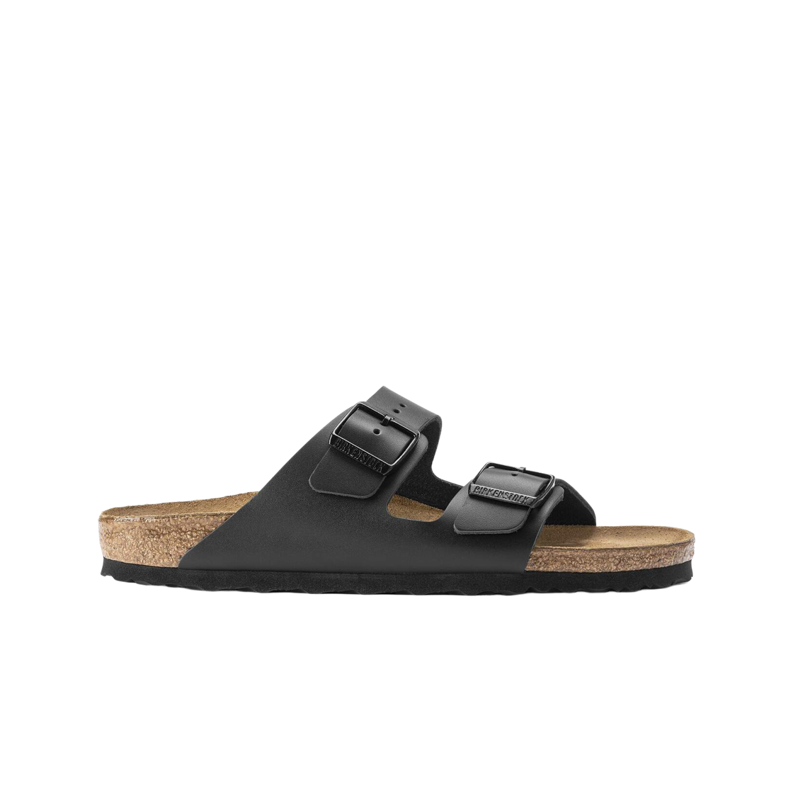 0051193 Birkenstock Arizona Natural Leather Black - Narrow