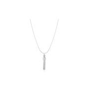 Byweekend Puff Necklace Silver