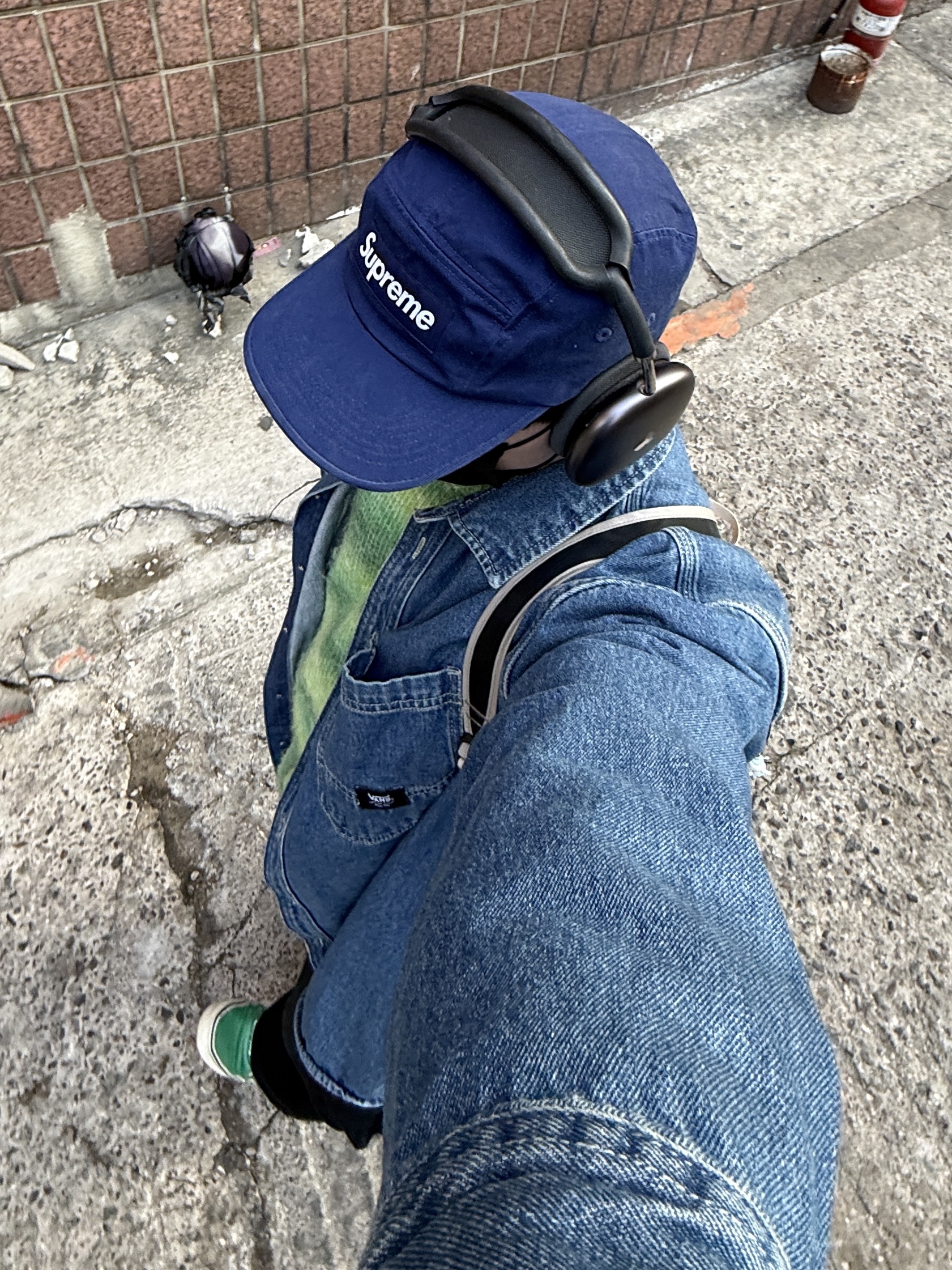 Vans Authentic 44 DX Anaheim Factory Emerald Green, Arc'teryx Heliad 15 Backpack Rune 착용 스타일 - 2