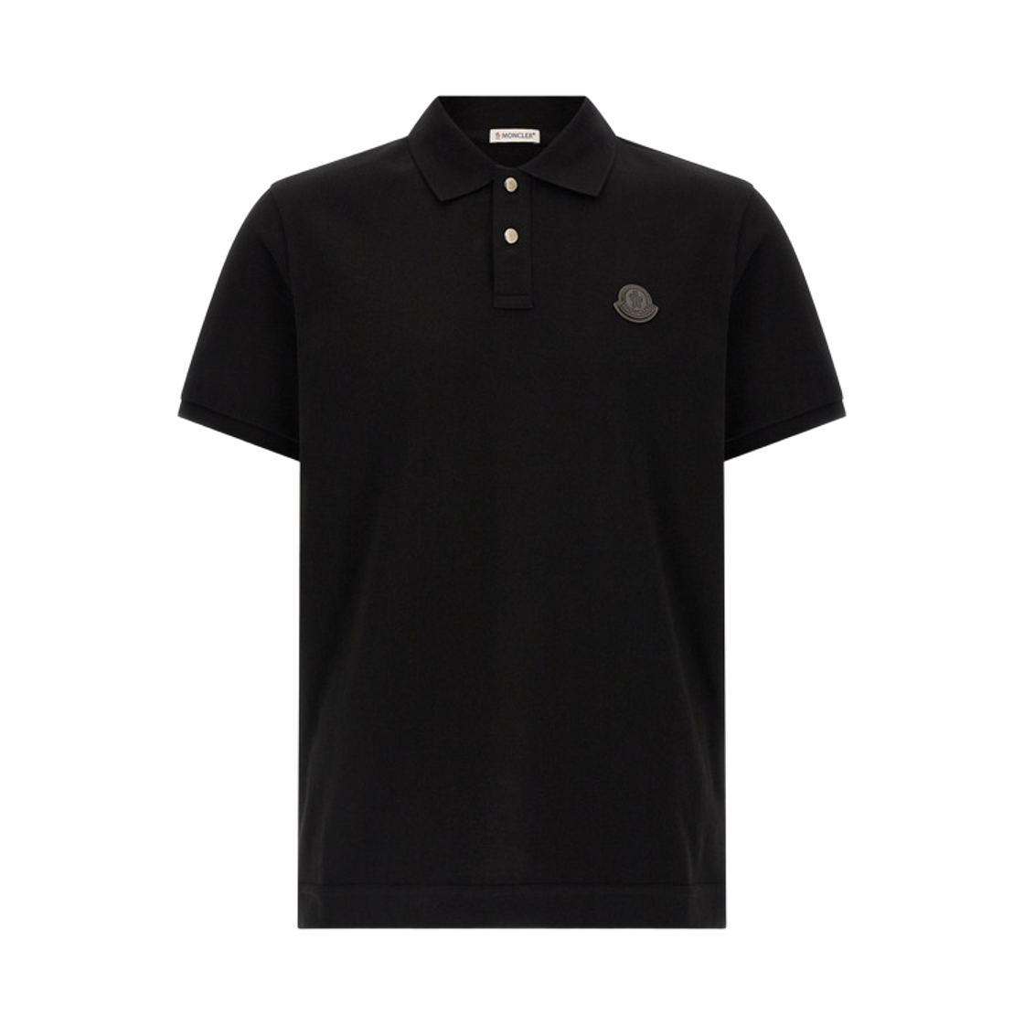 몽클레르 로고 패치 코튼 피케 폴로 셔츠 다크 블루 - 26SS | Moncler