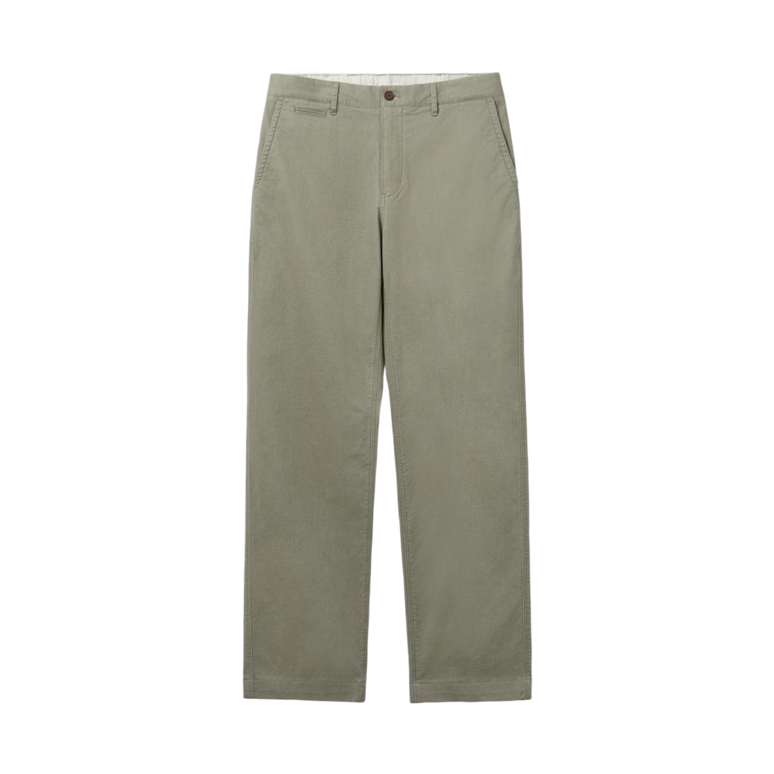 SAPNS26221BEX SERIES Set-Up Washed Cotton Loose Straight Pants Beige