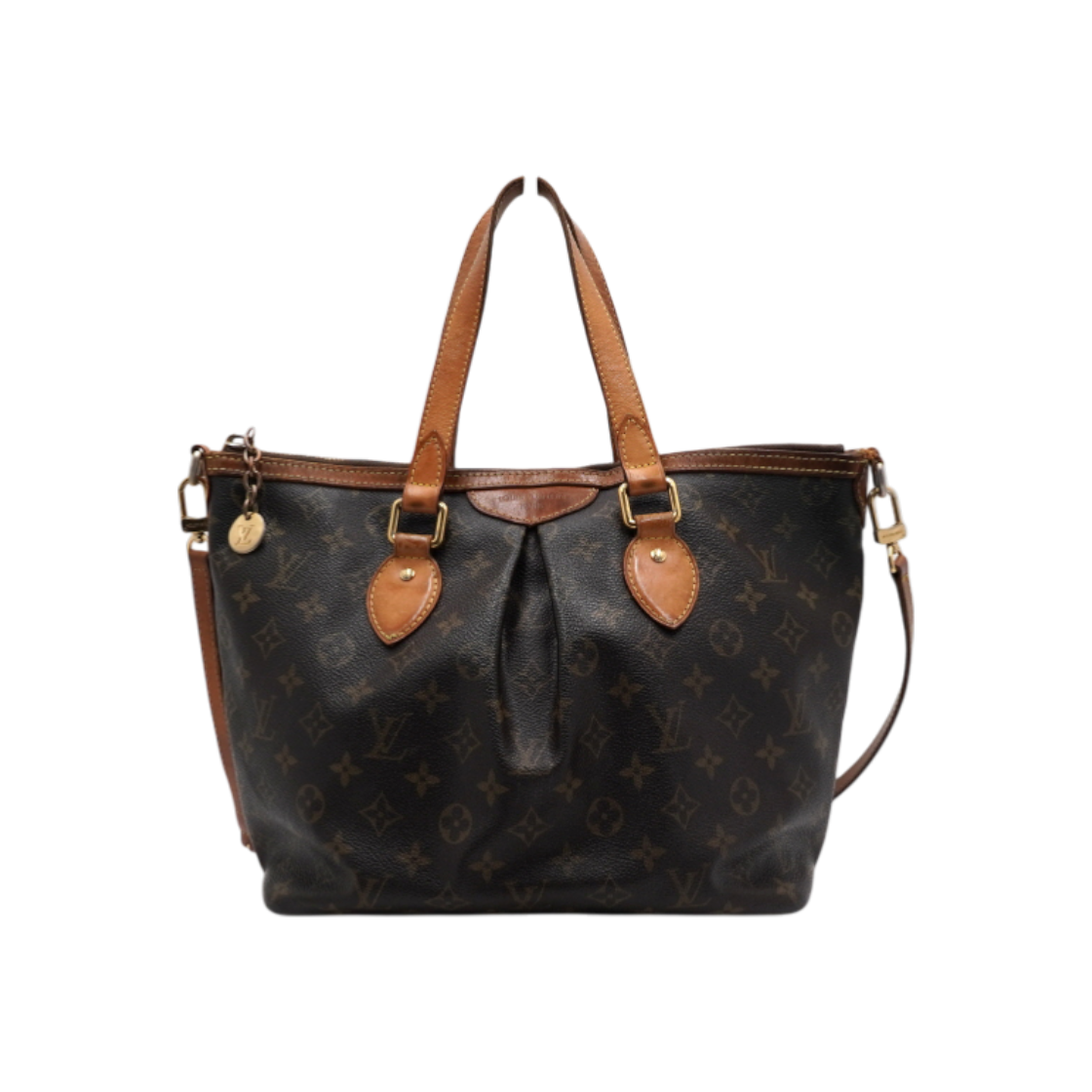 ITMNRQL7U2AG Louis Vuitton Monogram Canvas Palermo PM Tote and Shoulder Bag