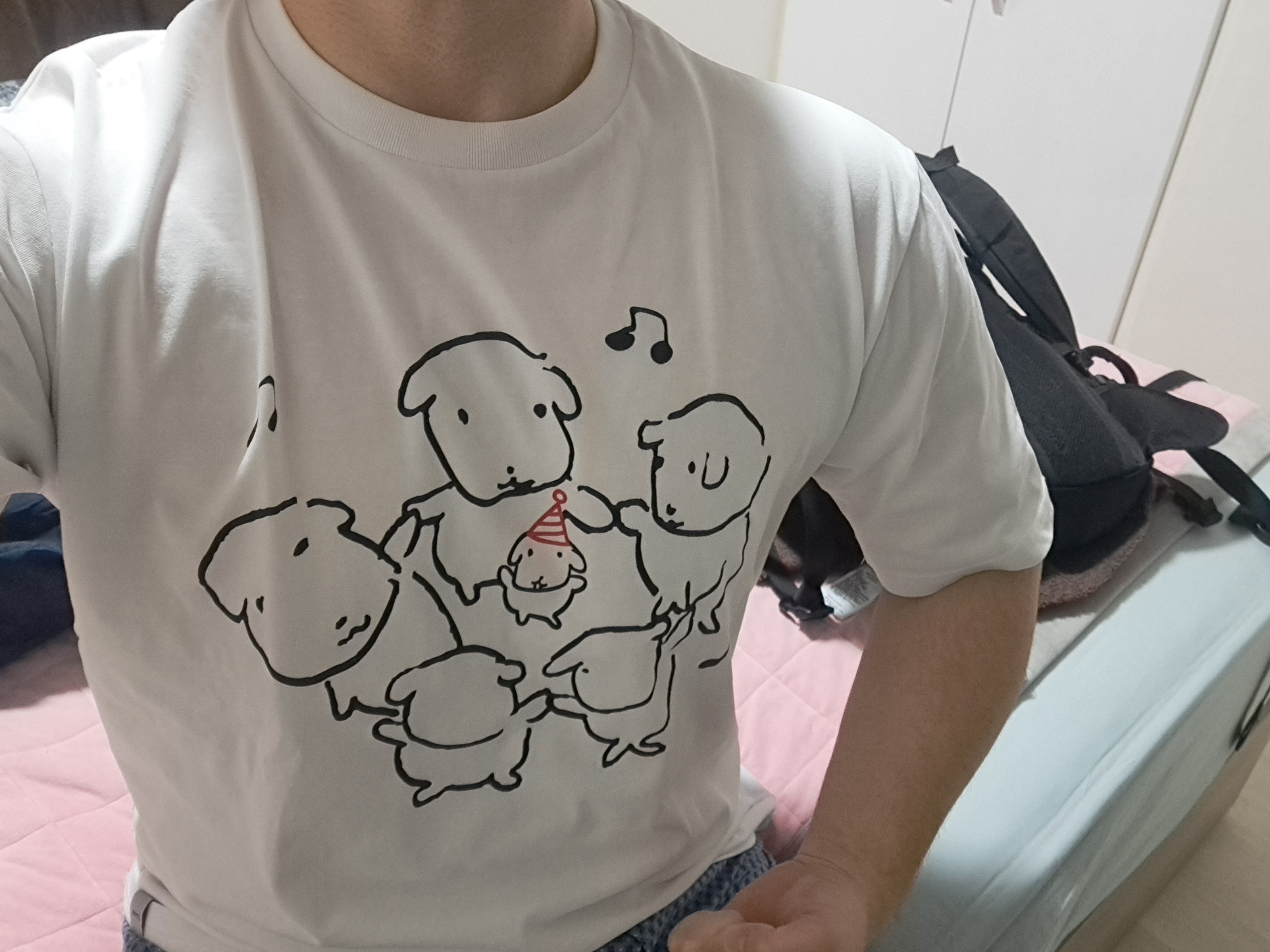 Spao x Ganadi Short Sleeve T-Shirt Multi 착용 스타일