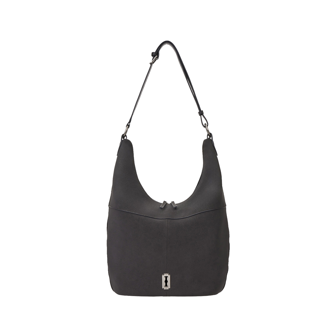 분크 하프문 페블 호보 라지 딥브라운(vunque Halfmoon Pebble Hobo L Deep Brown) - 2