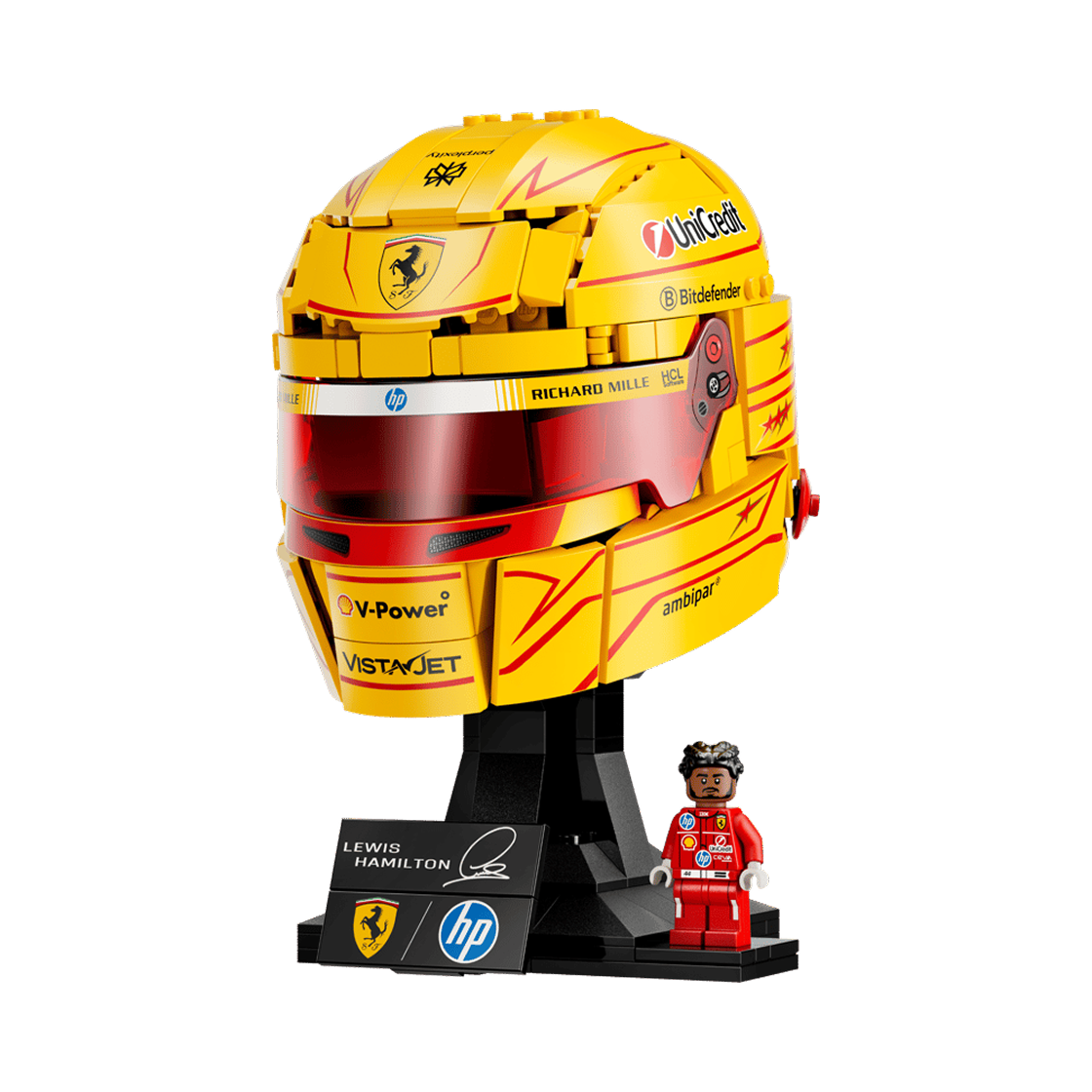 레고 에디션 세트 스쿠데리아 페라리 HP 루이스 해밀턴 헬멧(Lego Editions Scuderia Ferrari Hp Lewis Hamilton Helmet) - 1