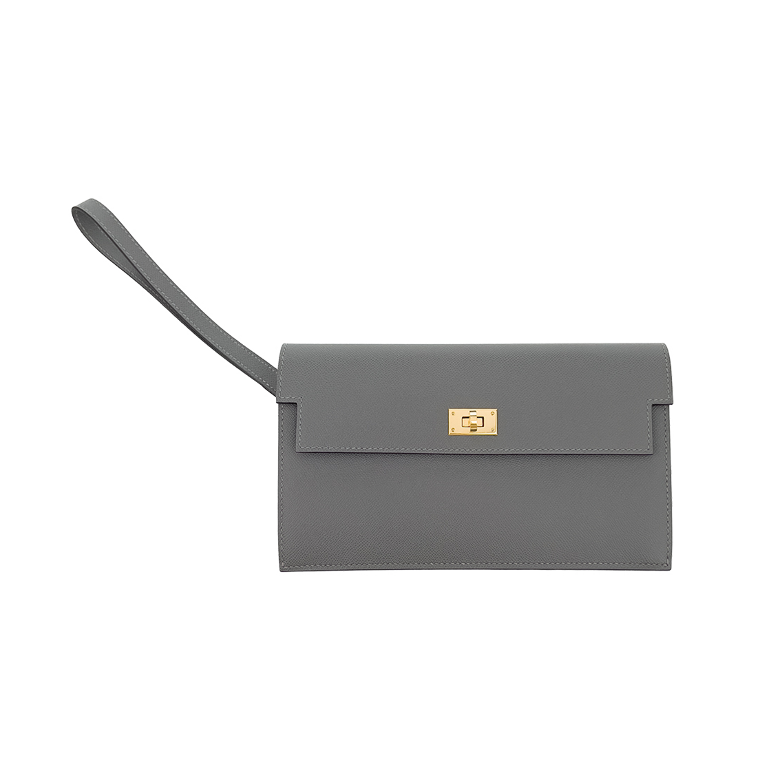 에르메스 켈리 포켓 컴팩트 장지갑 그리스메이어 금장 W각인(6HL0021)(Hermes Kelly Pocket Compact Wallet with Gold Hardware (6HL0021))