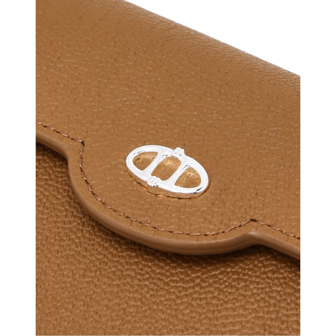 아떼 바네사브루노 액세사리 브라운 레더 더블에이 3단 지폐지갑 브라운(Athe Vanessabruno Acc Brown Leather Double-A Trifold Wallet Normal Brown) - 4