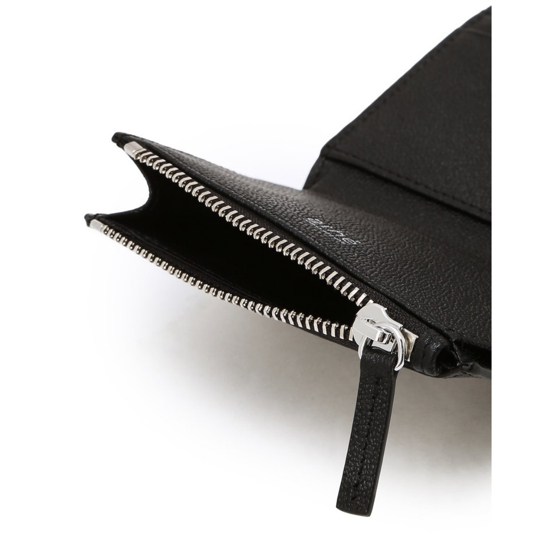 아떼 바네사브루노 액세사리 블렉 레더 더블에이 3단 지폐지갑 블랙(Athe Vanessabruno Acc Black Leather Double-A Trifold Wallet Black) - 3