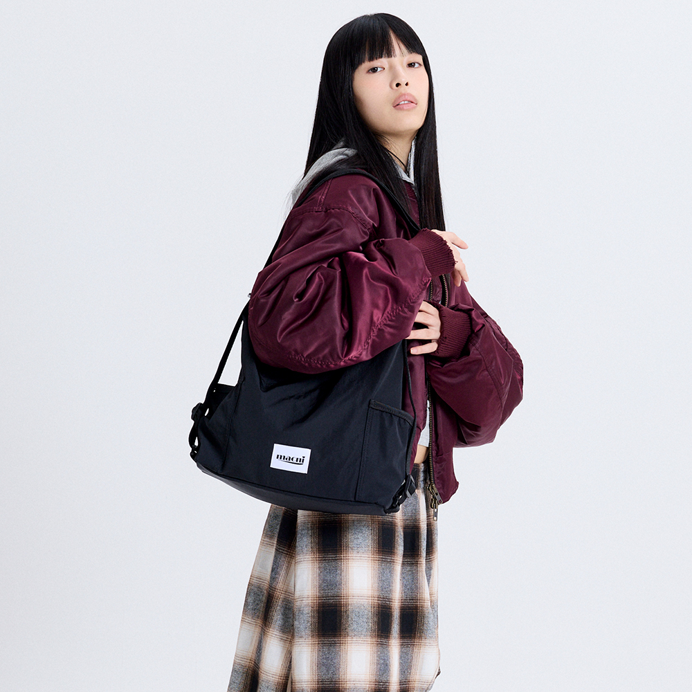 마크니 유틸리티 숄더백 블랙(MACNI Utility Shoulder Bag Black) - 2