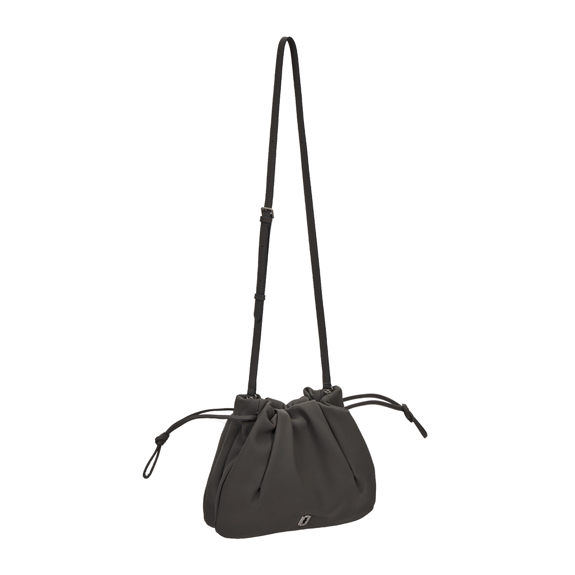분크 토크 클라우드 드로우스트링 스몰 쉐도우그레이(vunque Toque Cloud Drawstring S Shadow Grey)