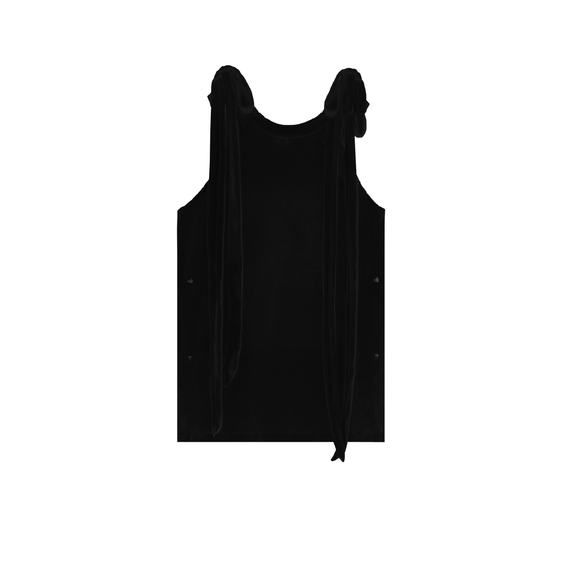 본네 머플러 드레스 블랙(Bonnae Muffler Dress Black) - 3