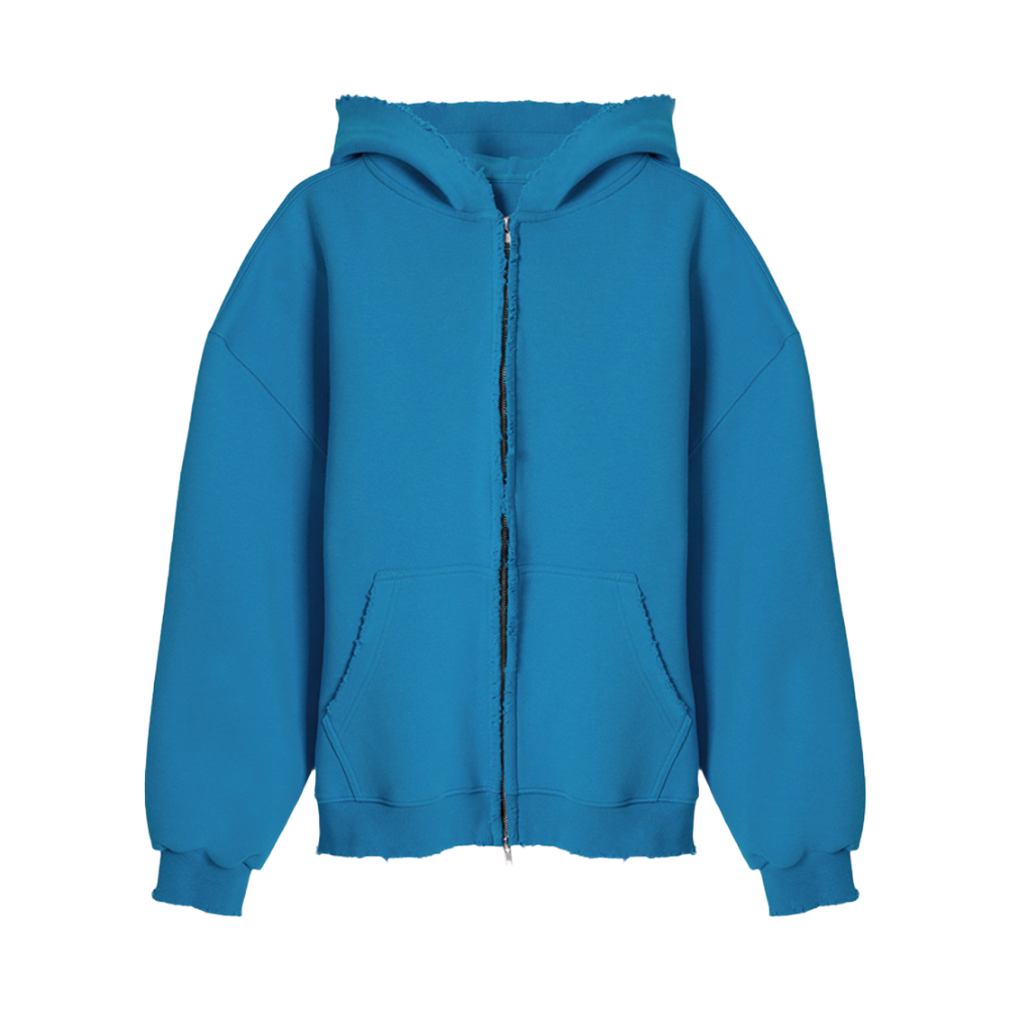 에스티유 후드 집업 인 블루(STU Hoodie Zip-Up In Blue)