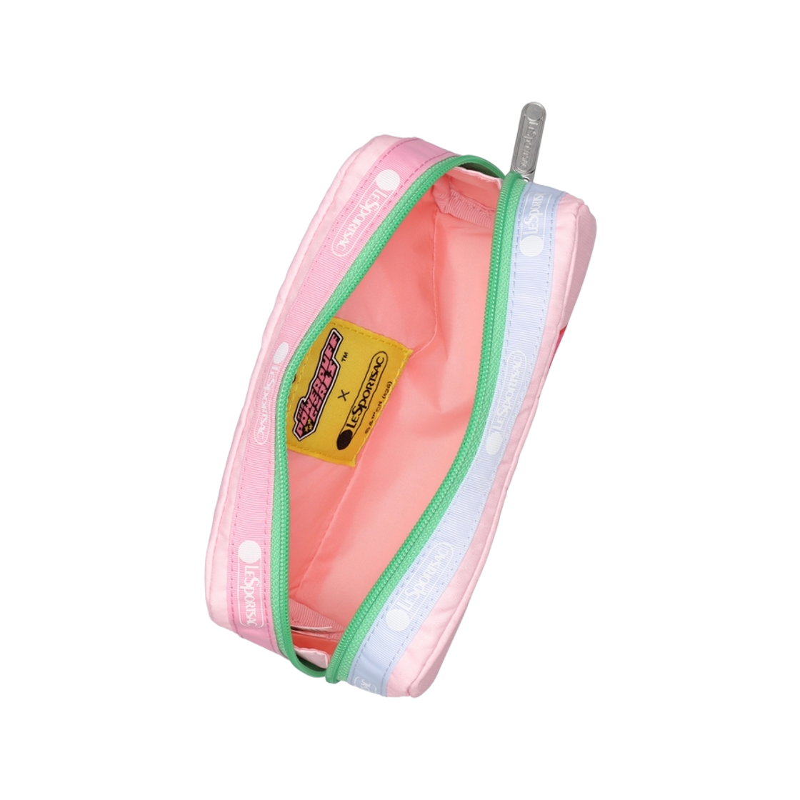 레스포색 파워퍼프걸 핑크 렉탱귤러 코스메틱 파우치(Lesportsac PPG Pink Rectangular Cosmetic) - 3
