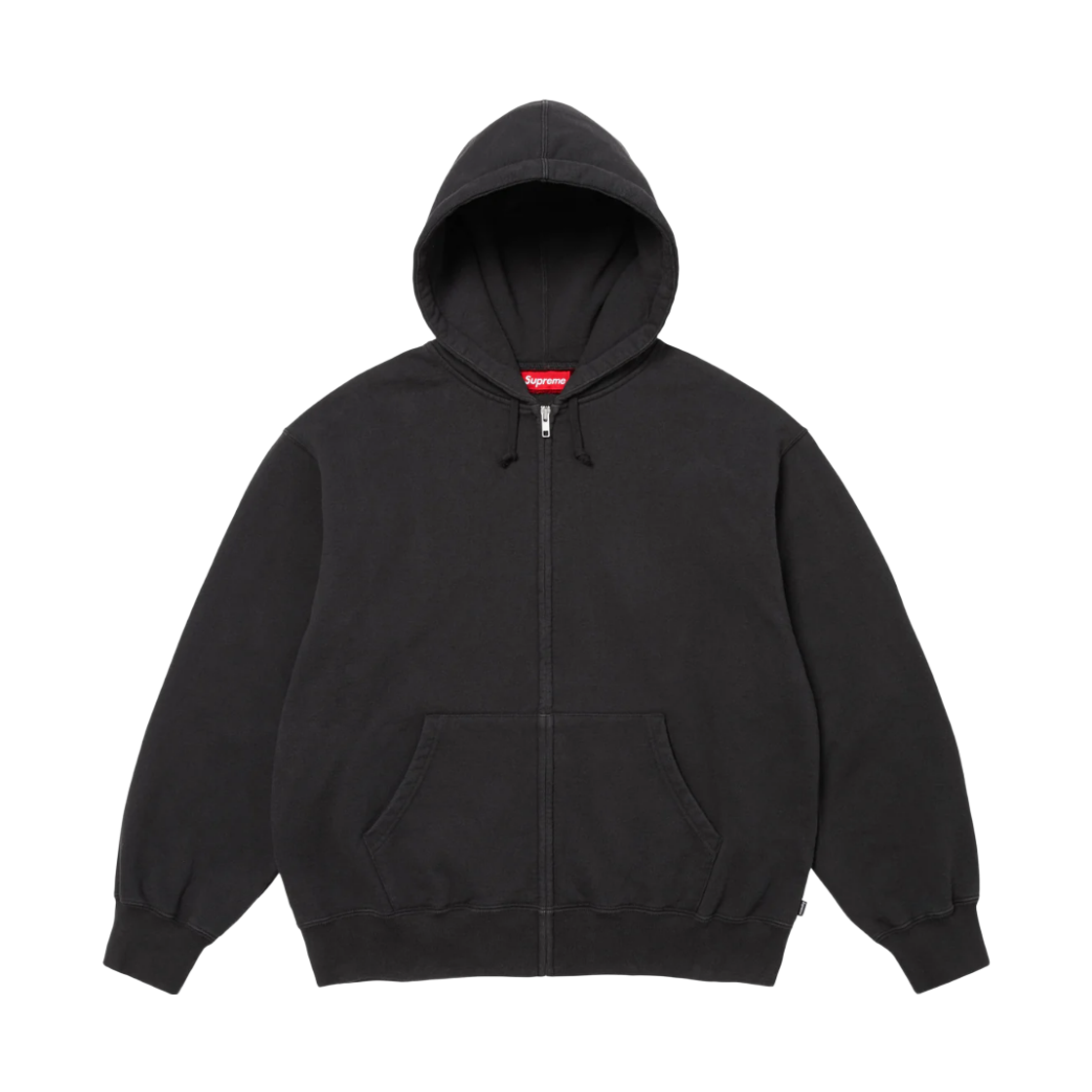 슈프림 컷 아웃 집업 후드 스웨트셔츠 블랙 - 26SS(Supreme Cut Out Zip Up Hooded Sweatshirt Black - 26SS) - 2