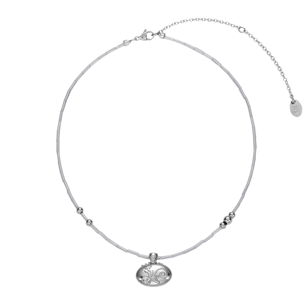 26SSSNLAXISVFF Nff Axis Necklace Silver