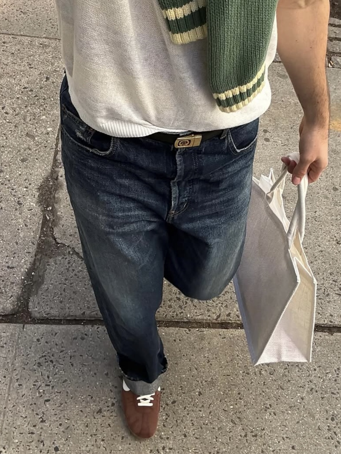 Nike x Jacquemus Moon Shoe SP Fauna Brown Cashmere, Nike x Jacquemus Moon Shoe SP Soft Pearl Sail 착용 스타일 - 1