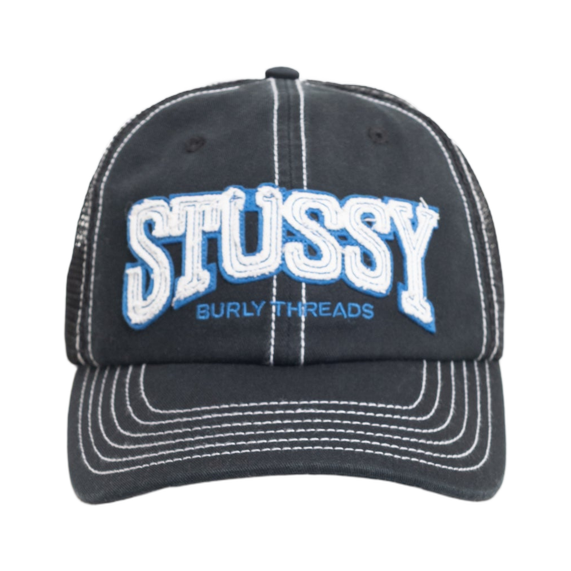 스투시 미드 뎁스 벌리 쓰레드 트러커 블랙 | Stussy | KREAM