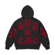 Supreme Cut Out Zip Up Hooded Sweatshirt Black - 26SS