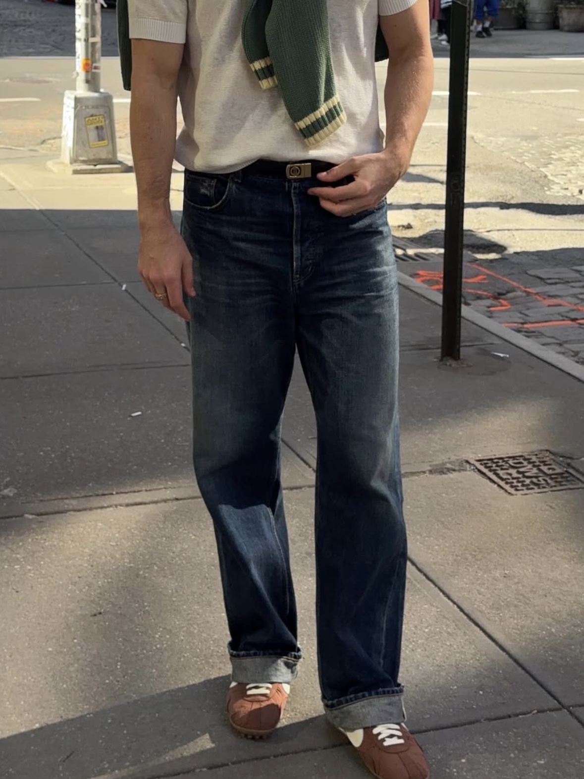 Nike x Jacquemus Moon Shoe SP Fauna Brown Cashmere, Nike x Jacquemus Moon Shoe SP Soft Pearl Sail 착용 스타일 - 2