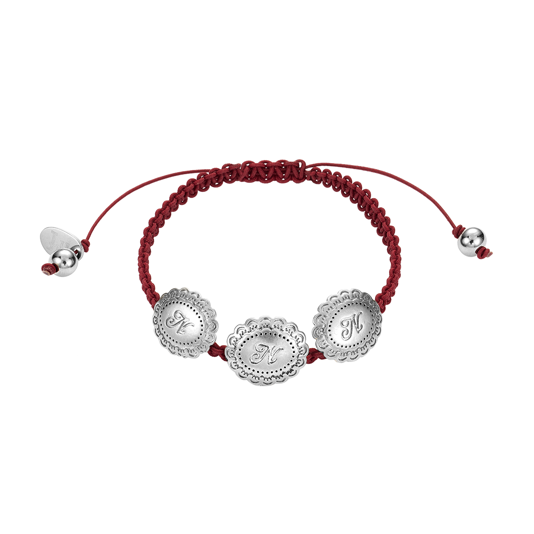 엔프프 트리니티 노트 브레이슬릿 레드(Nff Trinity Knot Bracelet Red) - 1