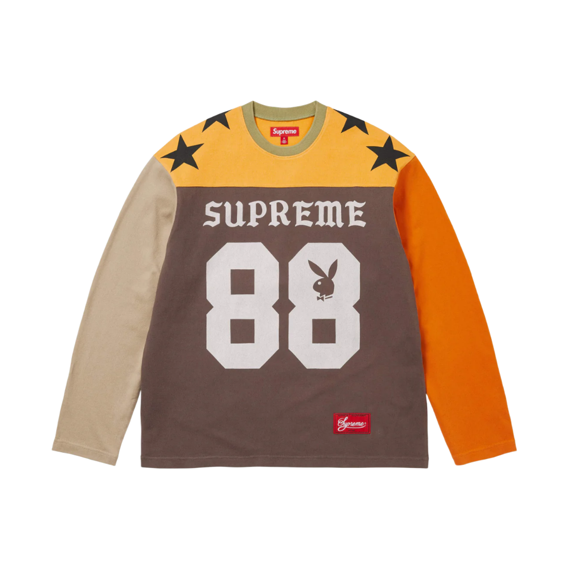 슈프림 x 플레이보이 롱슬리브 풋볼 탑 멀티컬러 - 26SS(Supreme x Playboy L/S Football Top Multicolor - 26SS)