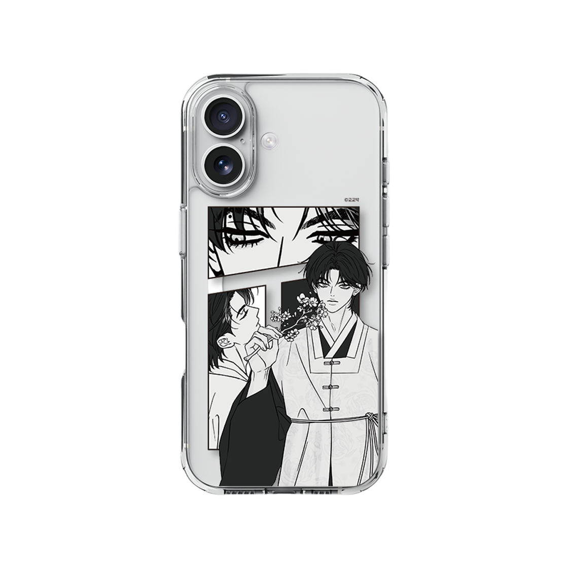 S800400154 SINJIMORU X NAVER WEBTOON Oh Hyeon-do Cartoon Drawing MagSafe iPhone Clear Case M-Airclo Basic