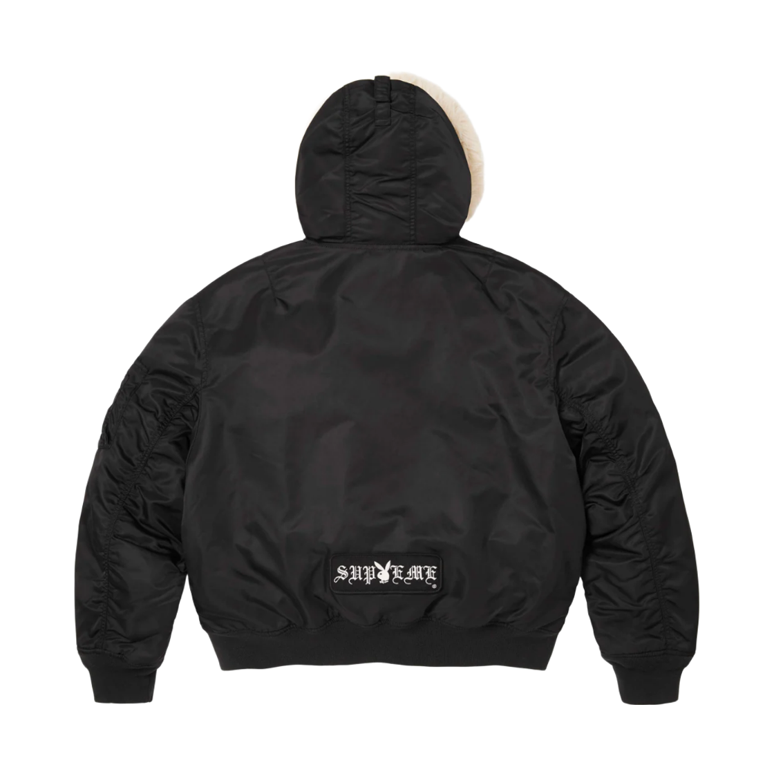 슈프림 x 플레이보이 후드 MA-1 블랙 - 26SS(Supreme x Playboy Hooded MA-1 Black - 26SS) - 3