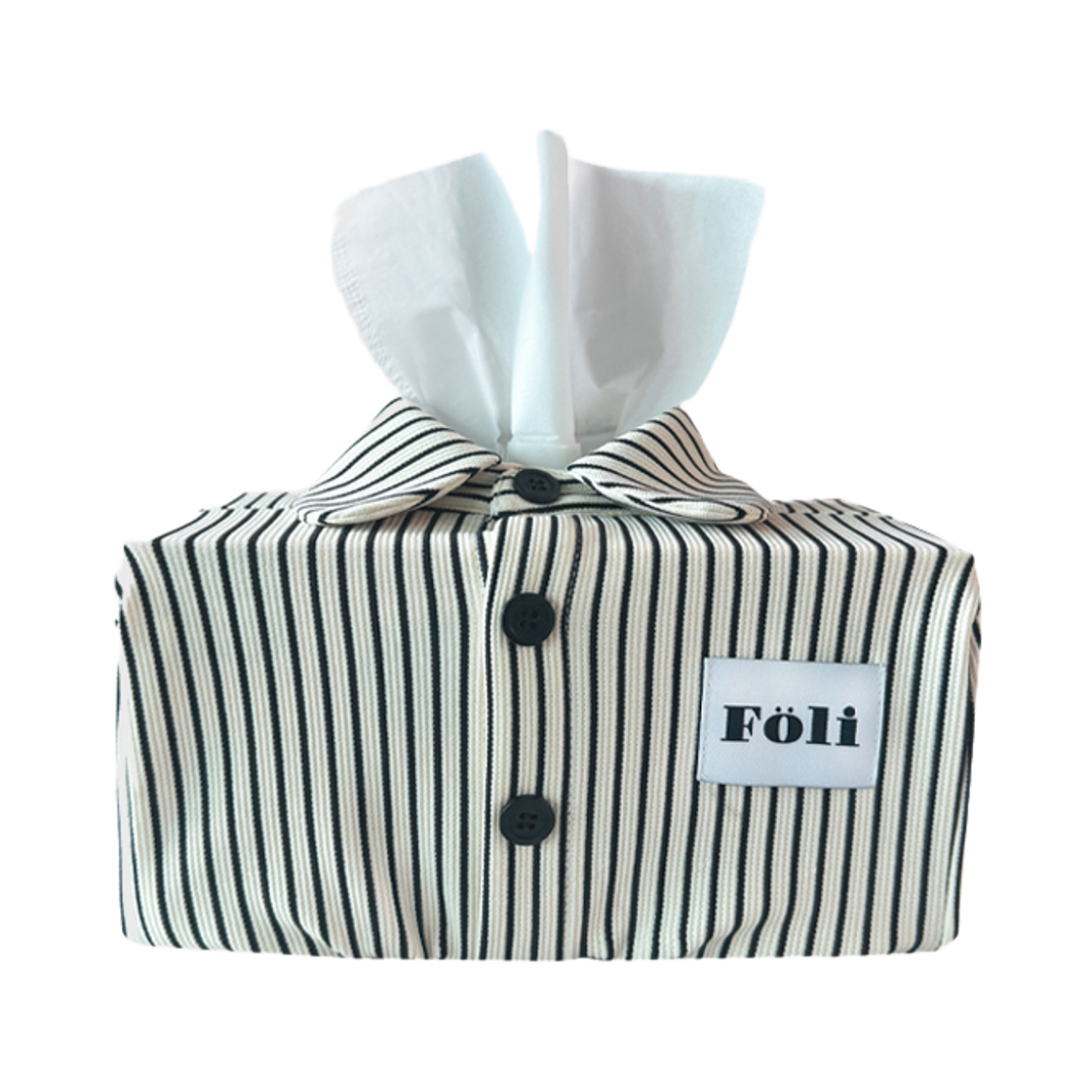 폴리 피터팬 칼라 티슈 케이스, 오레오(Foli Peter Pan Collar Tissue Case, Oreo)