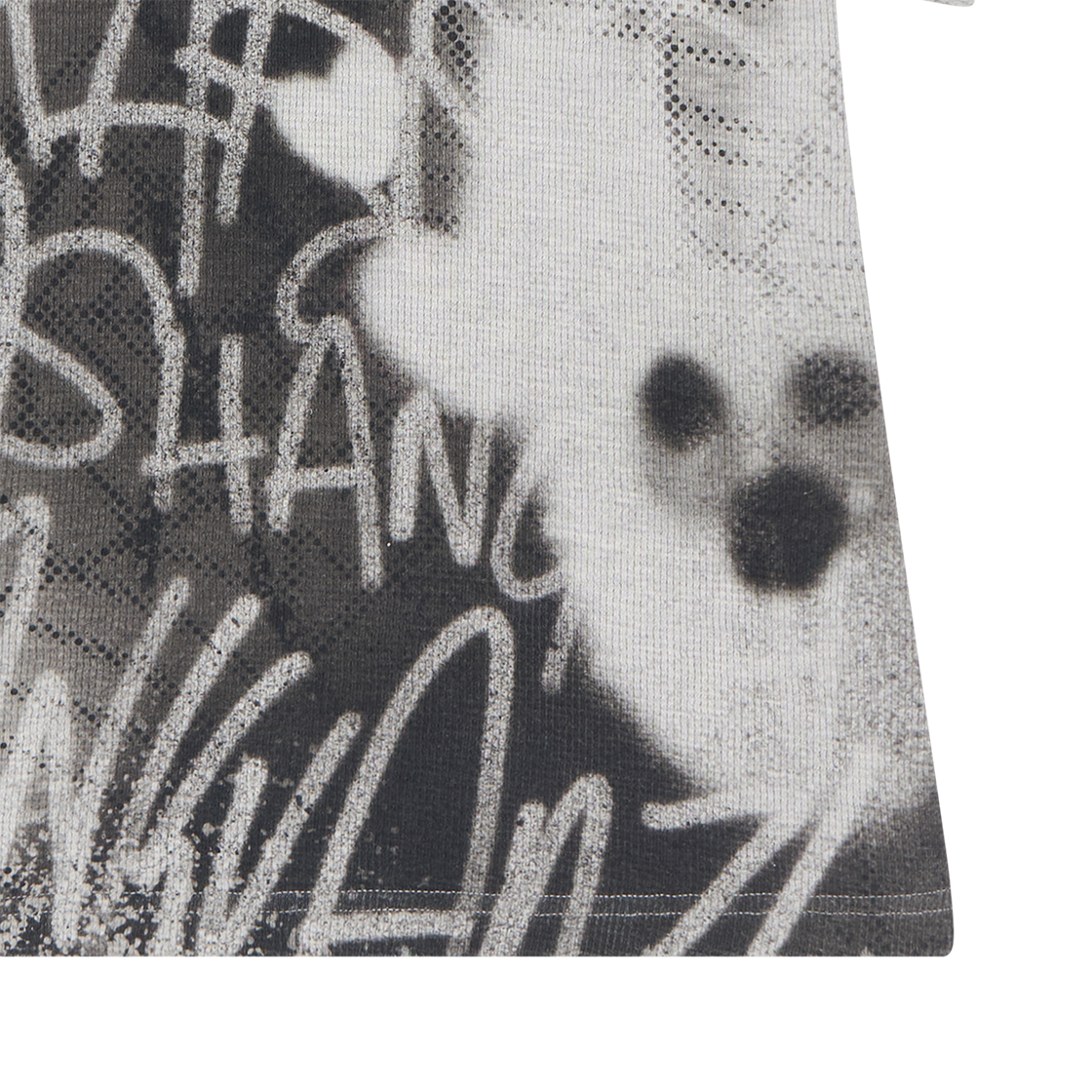 산쿠안즈 우먼 S25SSFTS0192 그래픽 숏 슬리브 그레이 - 26SS(Sankuanz Women S25SSFTS0192 Graphic Short Sleeve Grey - 26SS) - 4