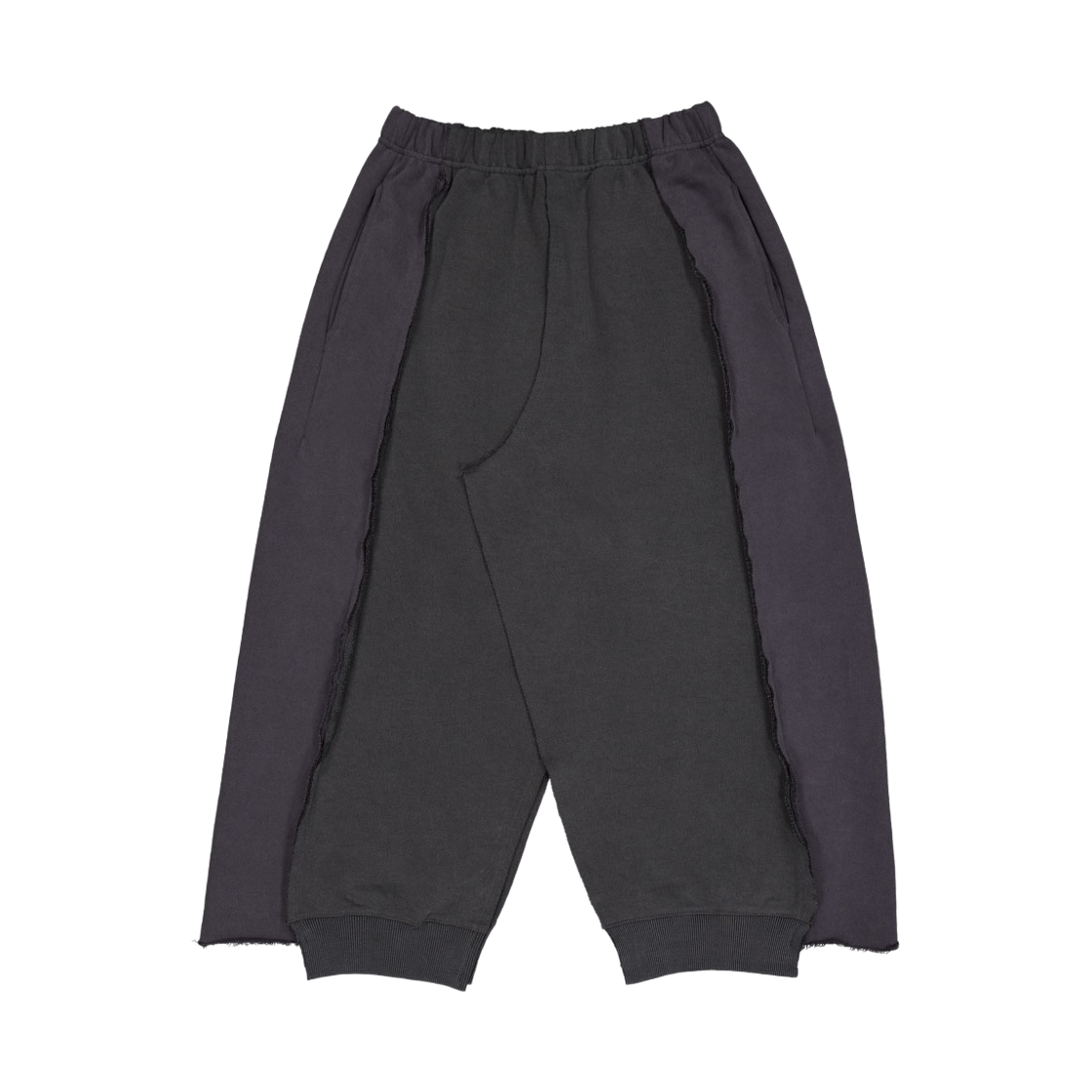 캐주얼 매뉴얼 재해석배색 스커트 차콜(Kasual Manual Deconstructed Skirt Faded Charcoal) - 1