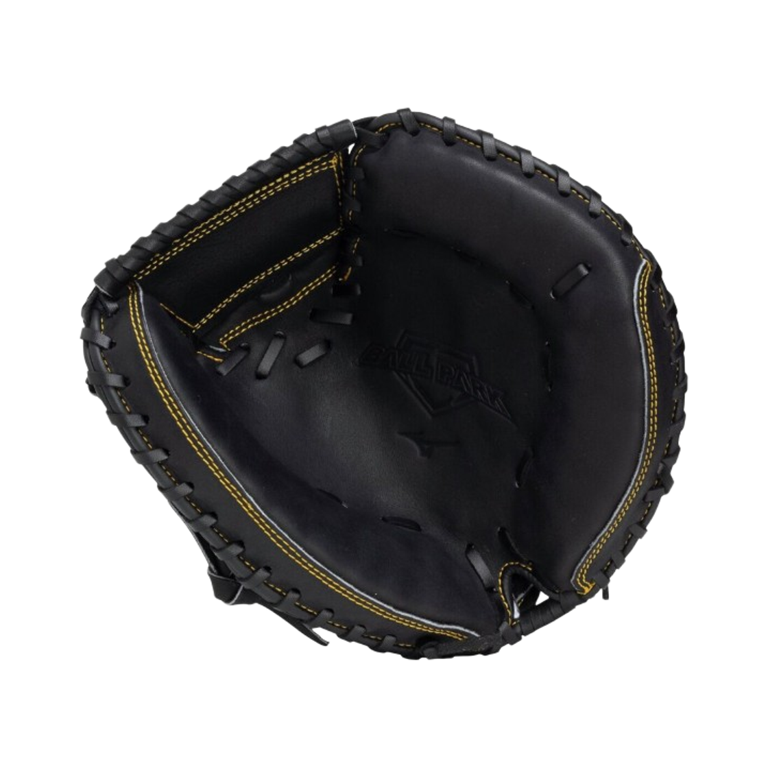 (키즈) 미즈노 소프트볼 포수용 글러브 블랙((Kids) Mizuno Softball Catcher's Glove Black) - 2