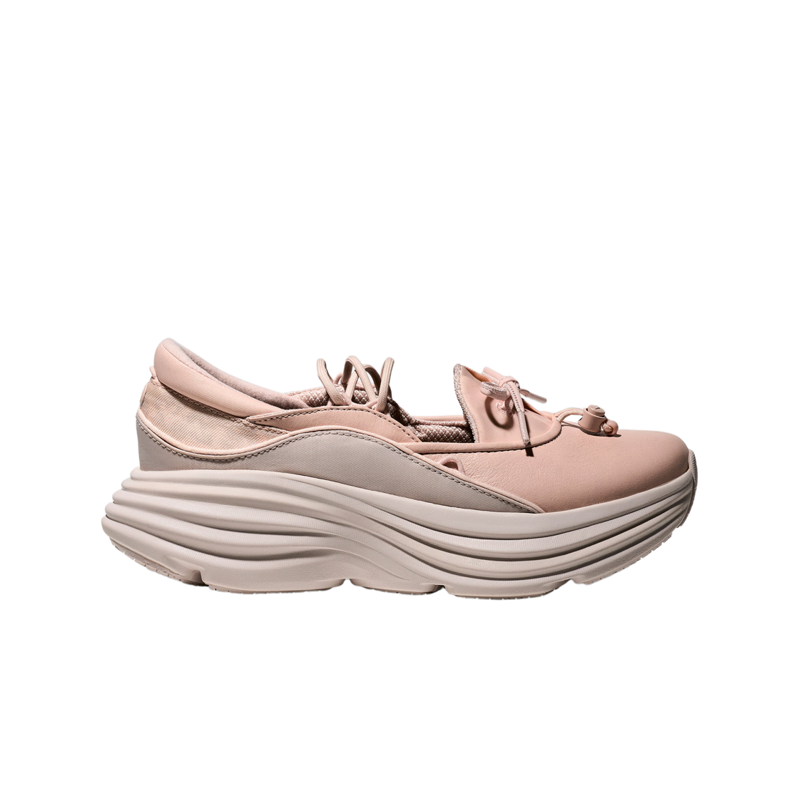 1171546-BTCC (W) Hoka Bondi Mary Jane Beech Wood Stucco