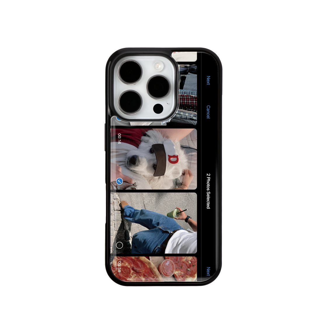 8800231102153 Duitproject Two Photos Case Epoxy Case Black (DC032)
