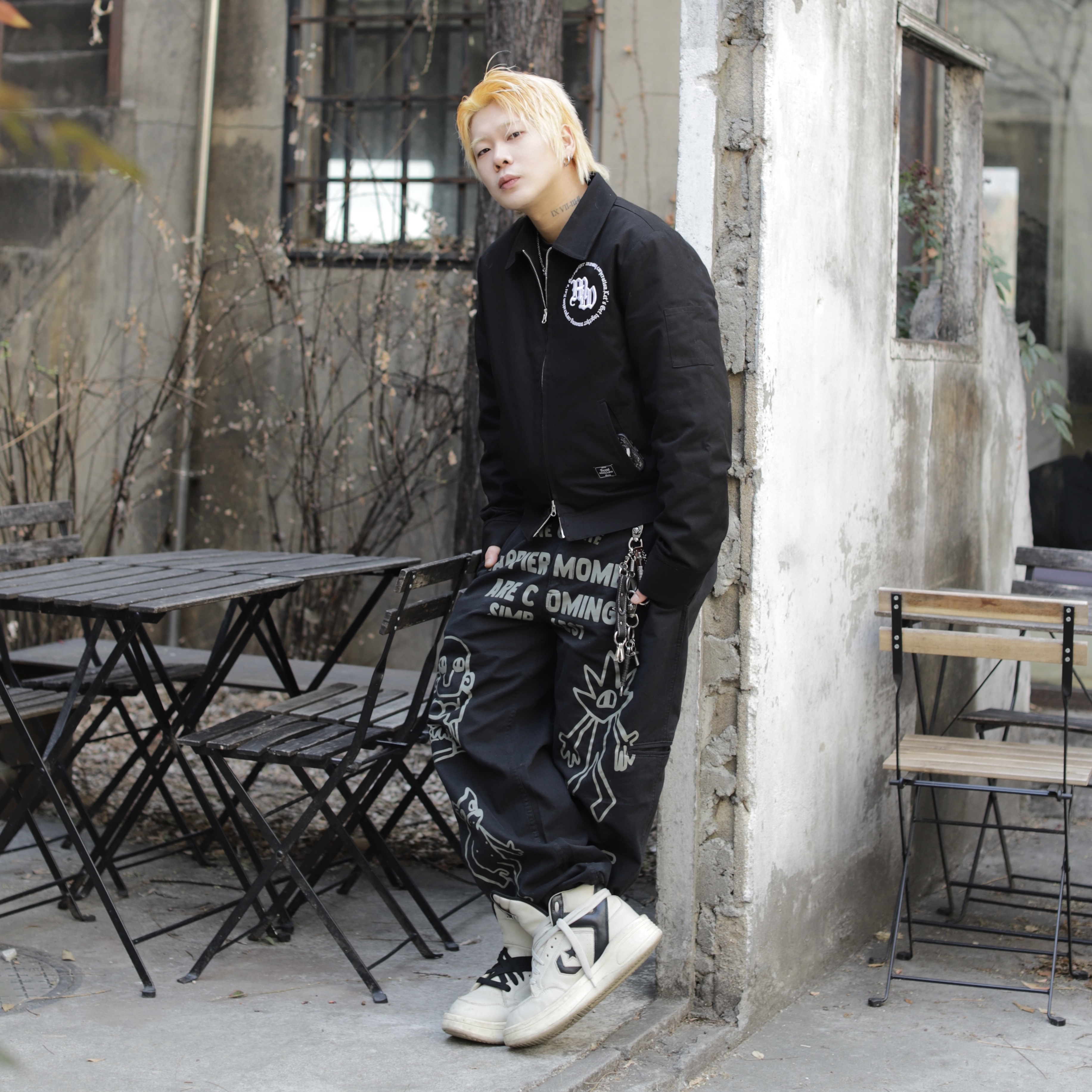 Converse x Drkshdw Turbowpn Pelican 착용 스타일 - 3