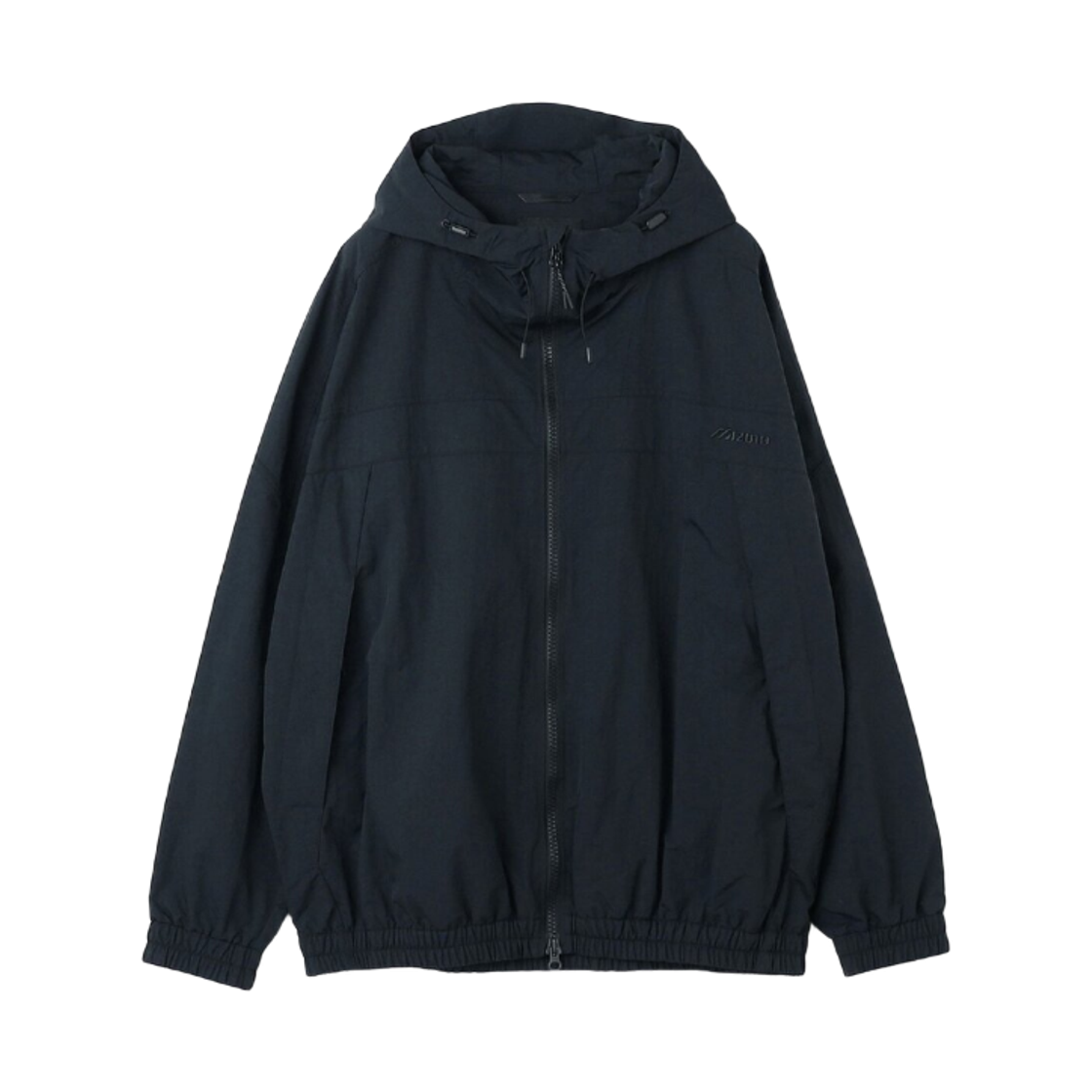 미즈노 워터 리펠런트 후드 트랙 자켓 블랙(Mizuno Water Repellent Hooded Track Jacket Black) - 1