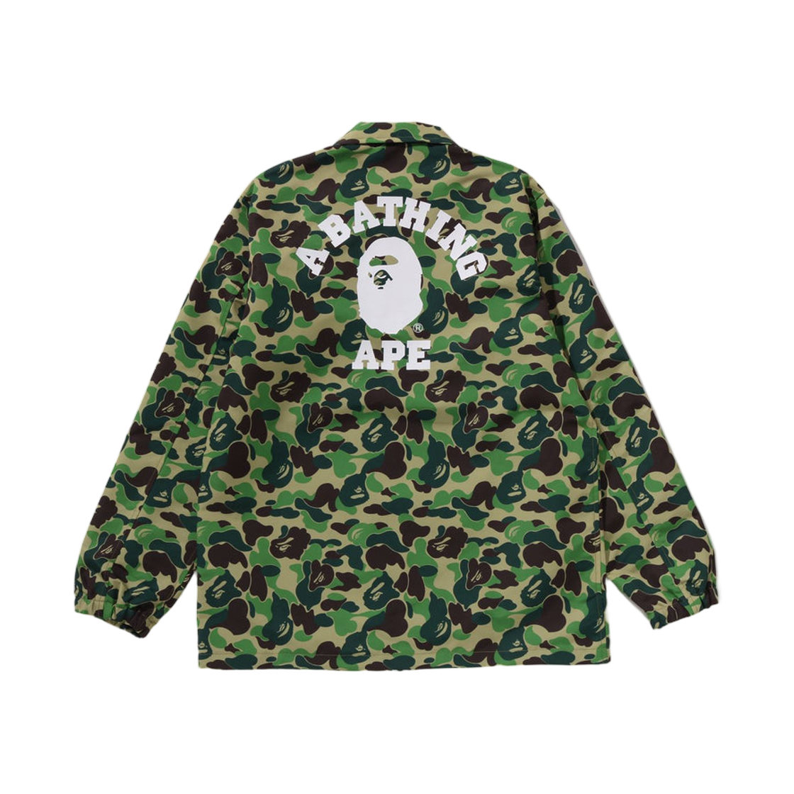 (키즈) 베이프 ABC 카모 컬리지 코치 자켓 그린((Kids) BAPE ABC Camo College Coach Jacket Green) - 2