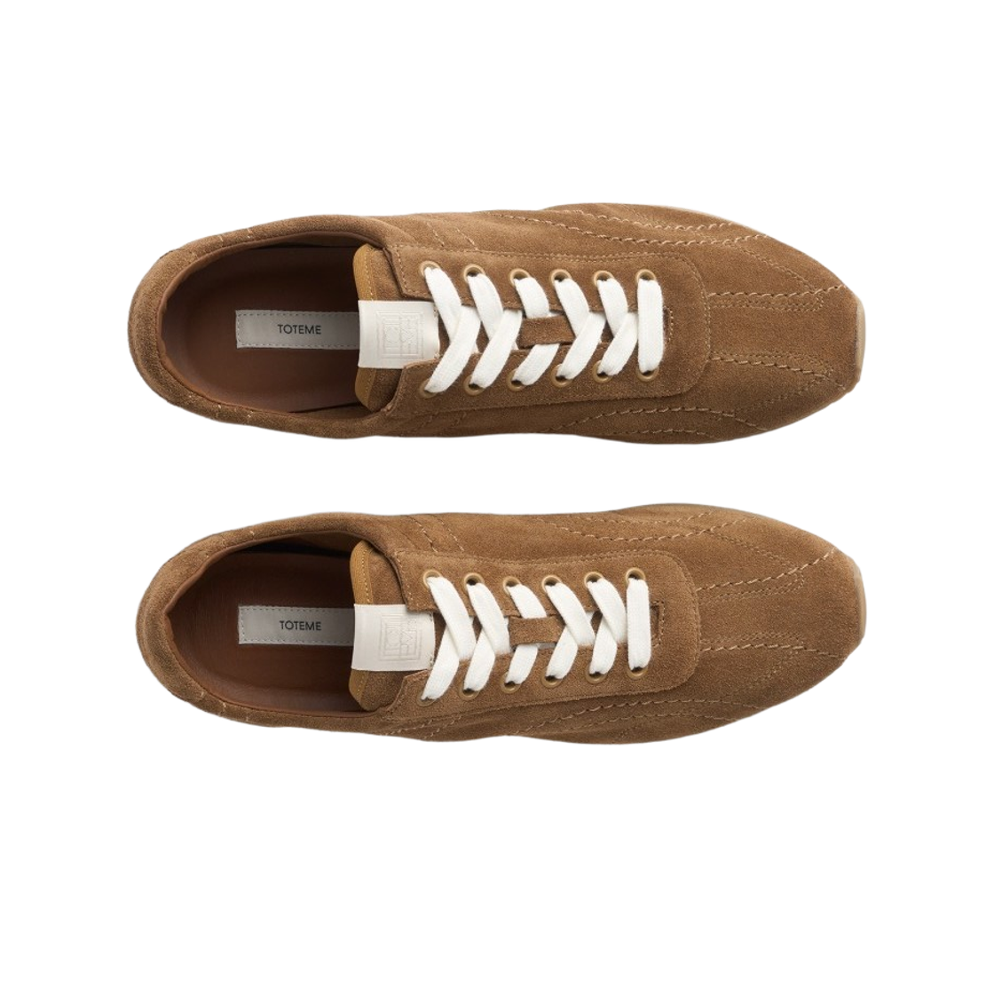 (W) 토템 플렉스 스웨이드 스니커즈 코퍼((W) Toteme Flex Suede Sneakers Copper) - 2