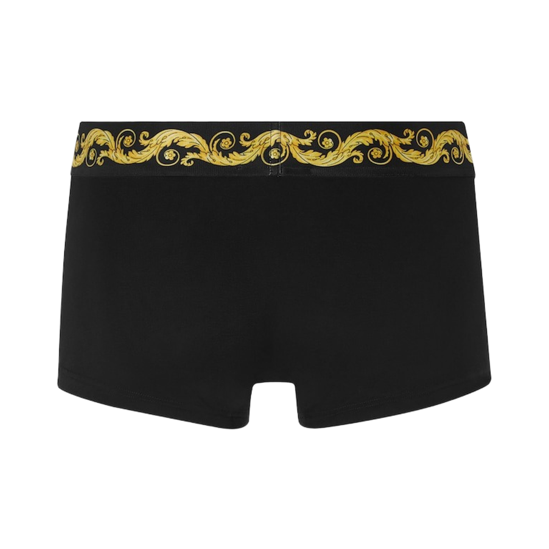 베르사체 프린티드 코튼 저지 트렁크 블랙 골드(Versace Printed Cotton Jersey Trunks Black Gold) - 2