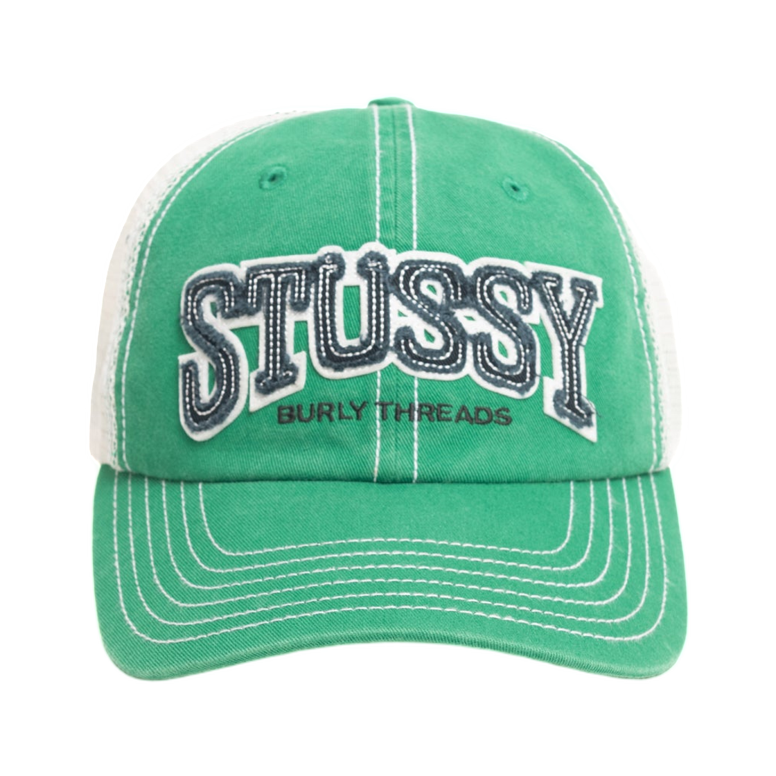 1311200 Stussy Mid-Depth Burly Threads Trucker Green