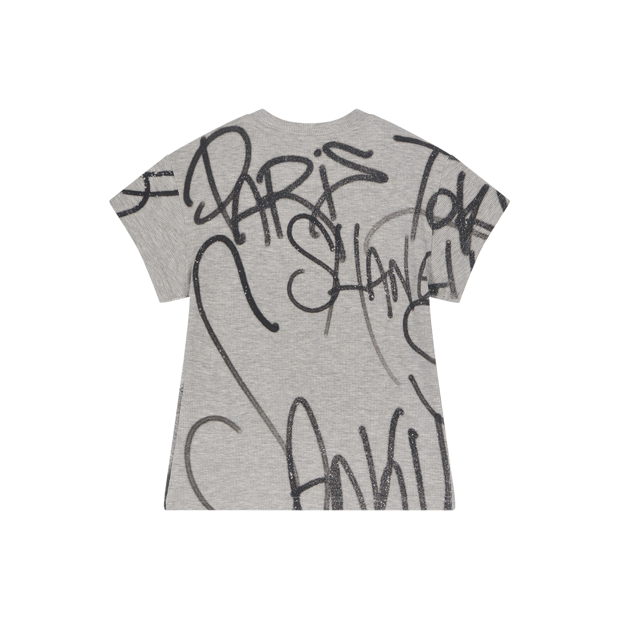 산쿠안즈 우먼 S25SSFTS0192 그래픽 숏 슬리브 그레이 - 26SS(Sankuanz Women S25SSFTS0192 Graphic Short Sleeve Grey - 26SS) - 6