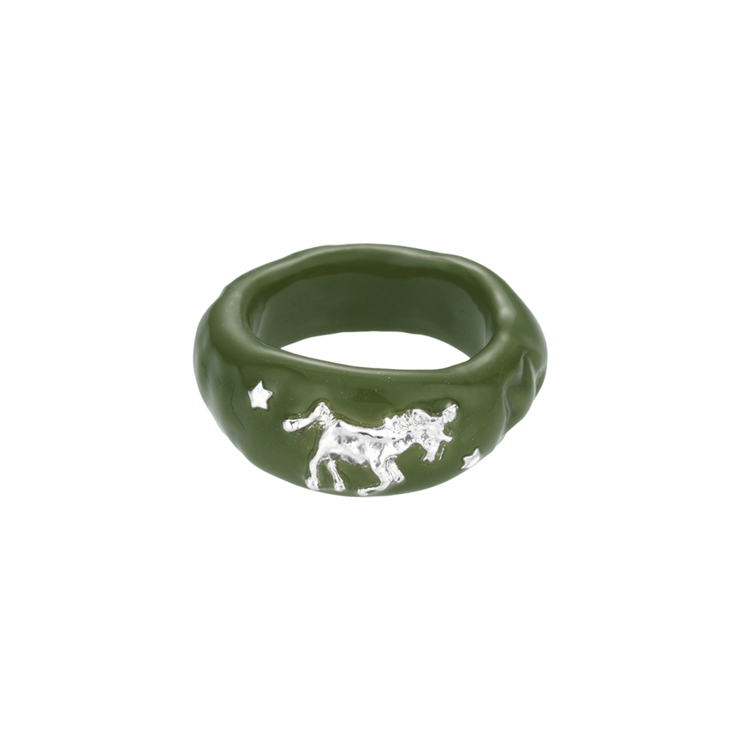 26SSJRGUNIKHFF Nff Unicorn Ring Khaki