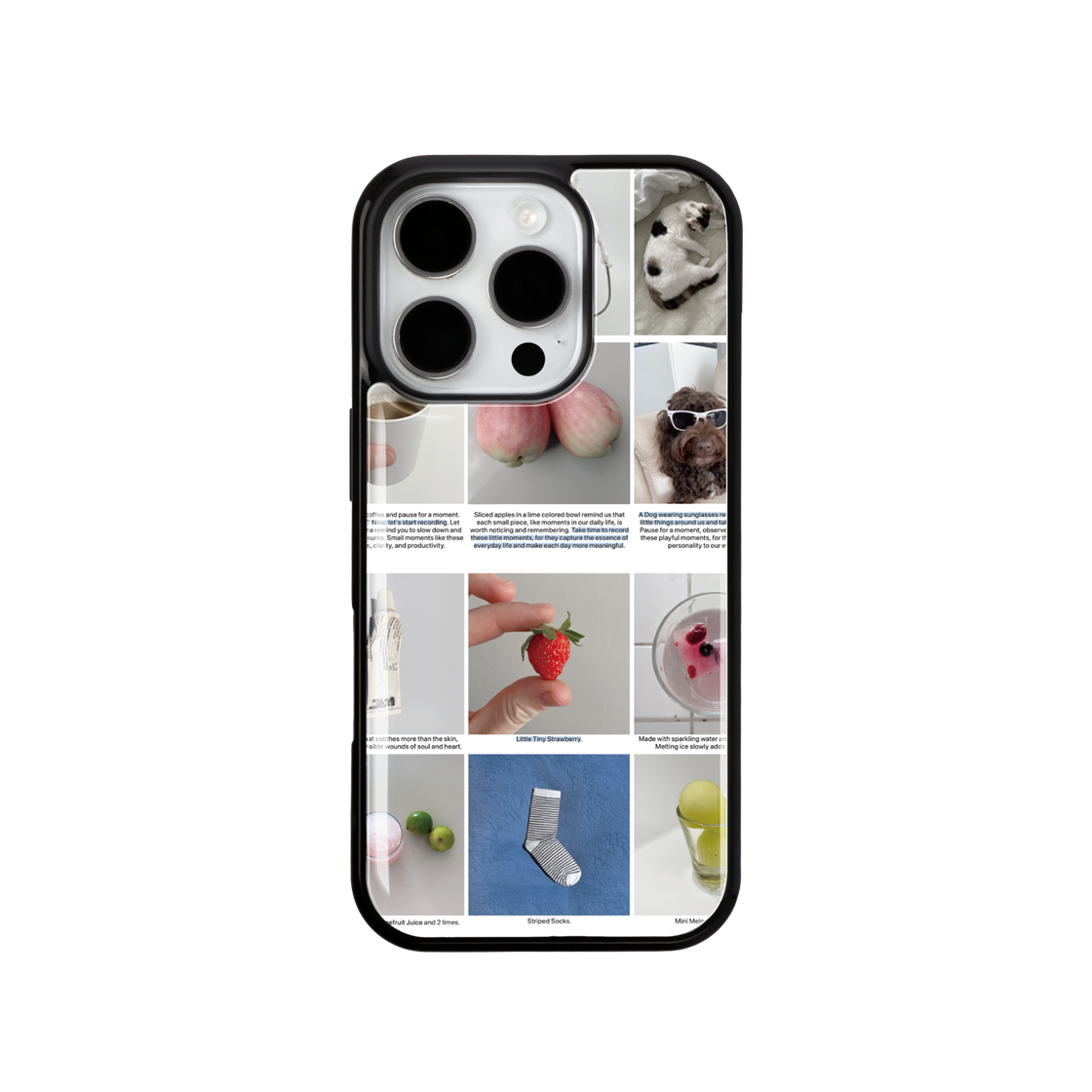 8800231102127 Duitproject Fruits (F) Case Epoxy Case Black (DC026)