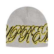 Supreme New Era Cursive Beanie Grey - 26SS