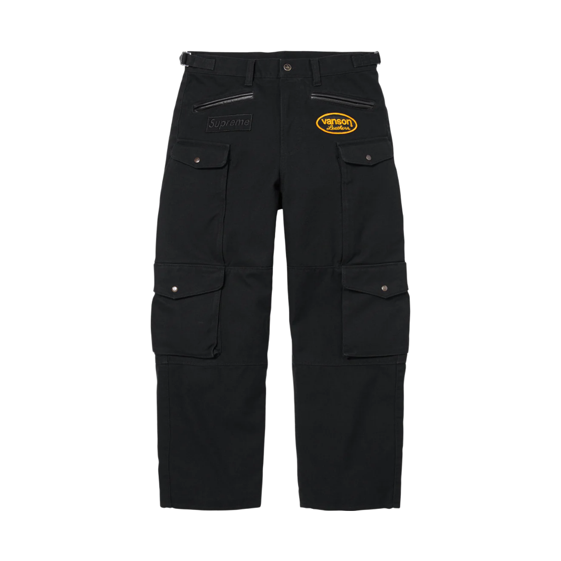 슈프림 x 밴슨 레더스 코듀라 팬츠 블랙 - 26SS