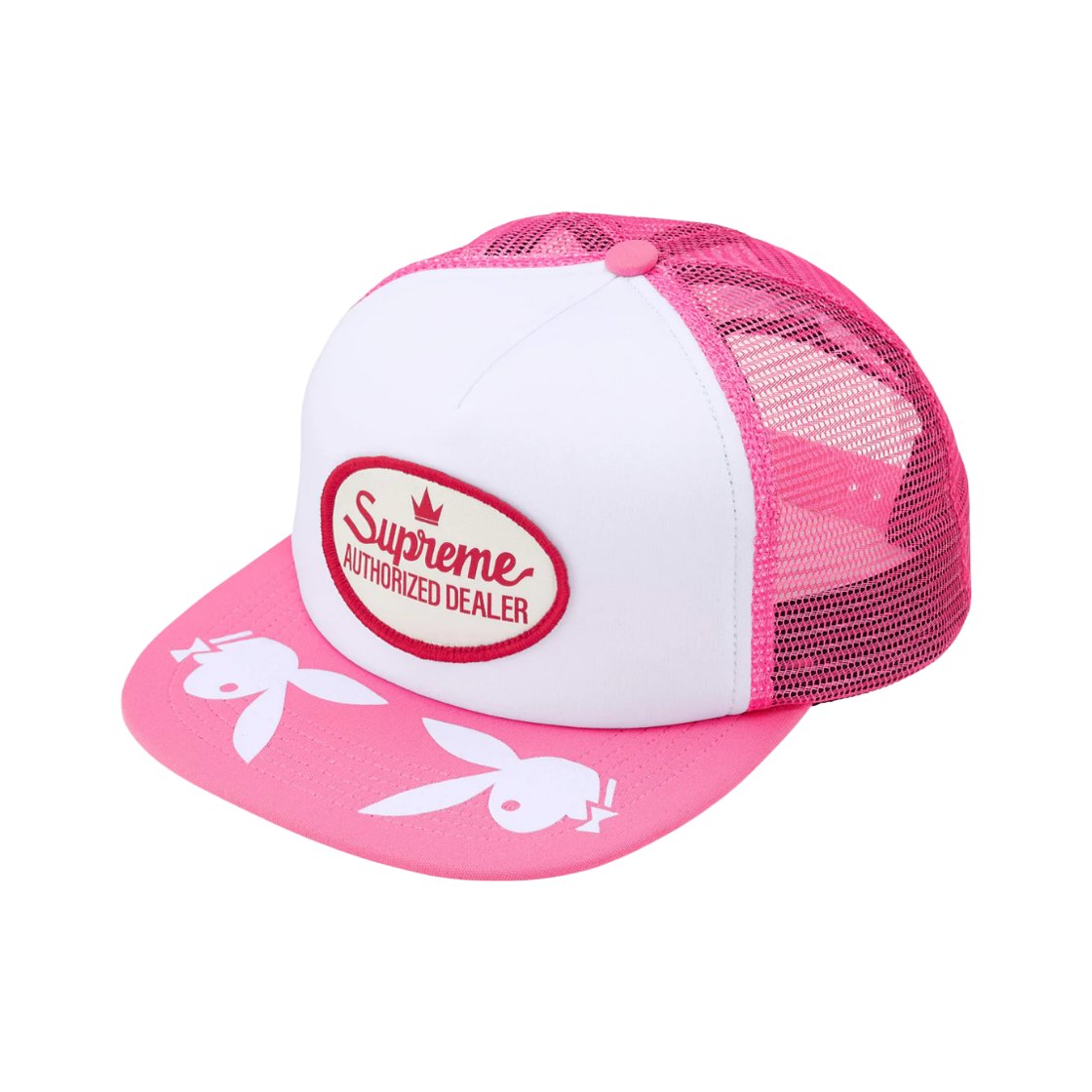 슈프림 x 플레이보이 메쉬 백 5-패널 핑크 - 26SS(Supreme x Playboy Mesh Back 5-Panel Pink - 26SS)