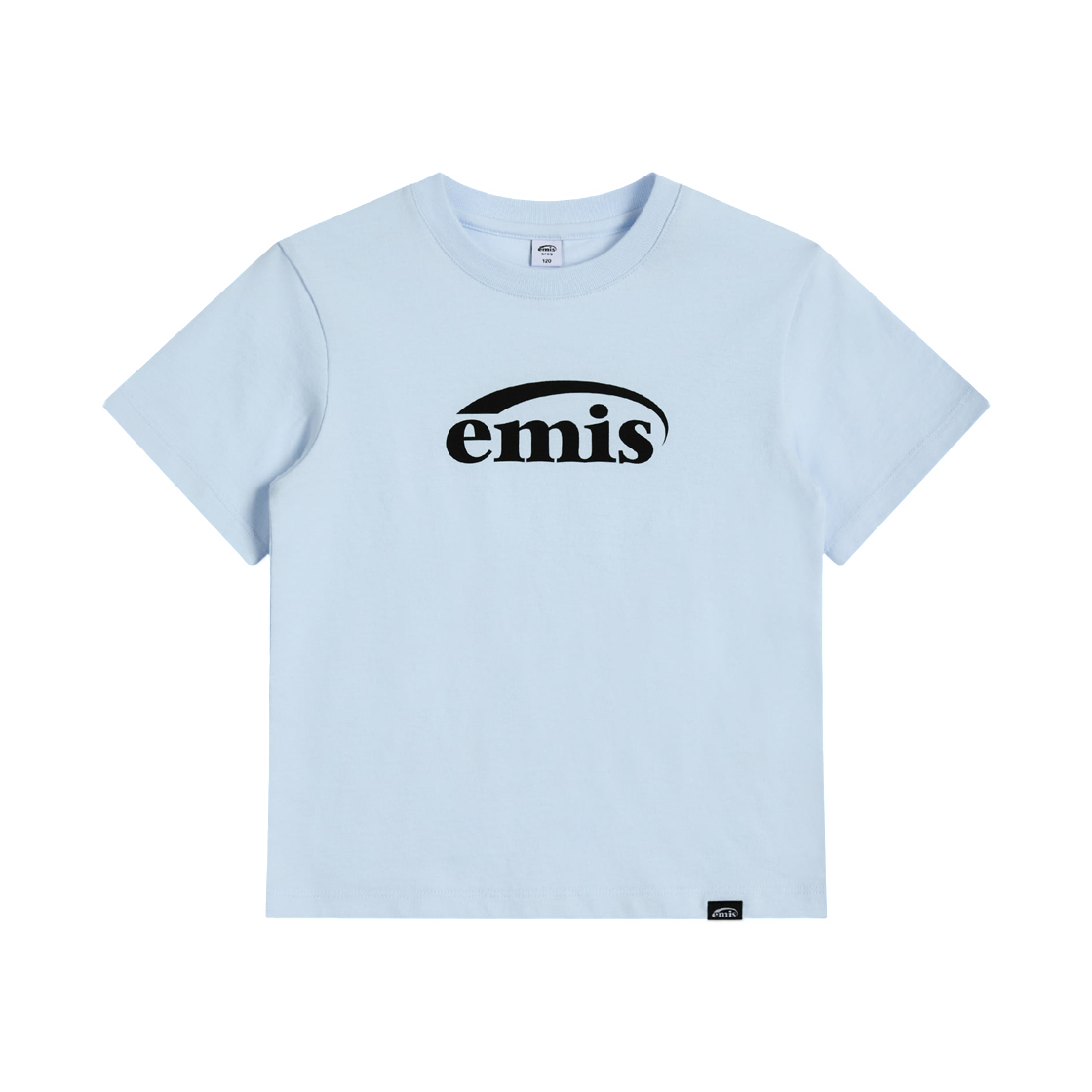 (키즈) 이미스 뉴 로고 티셔츠 블루((Kids) Emis New Logo T-Shirt Blue) - 1